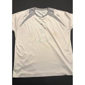 Official Fifa World Cup Qatar soccer jersey Mens Size 2Xl XXL White Grey Rare